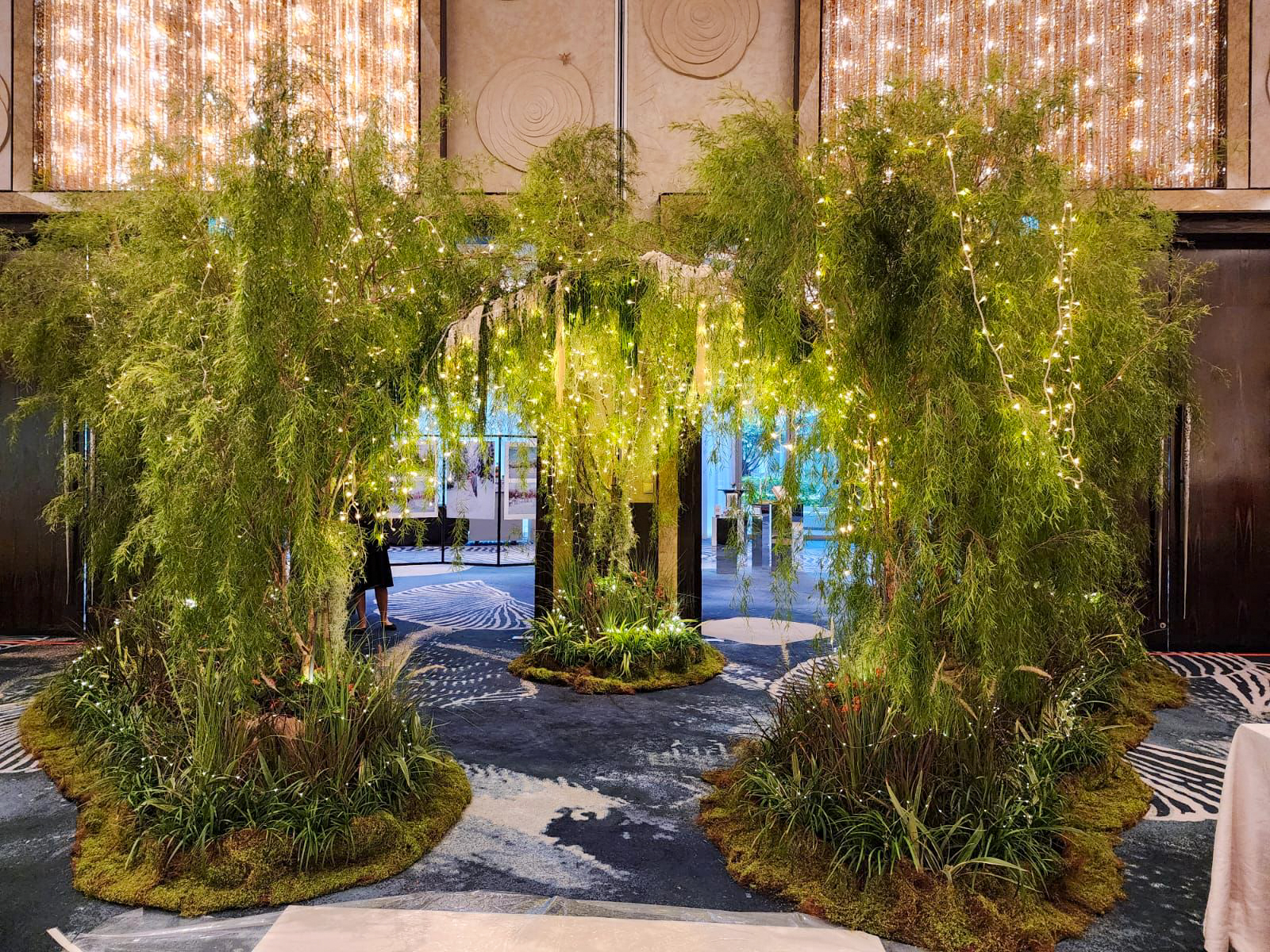 Plants Display in Dinner Hall
